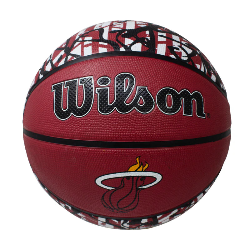 Balón Baloncesto Wilson NBA Graffiti Miami Heat N7