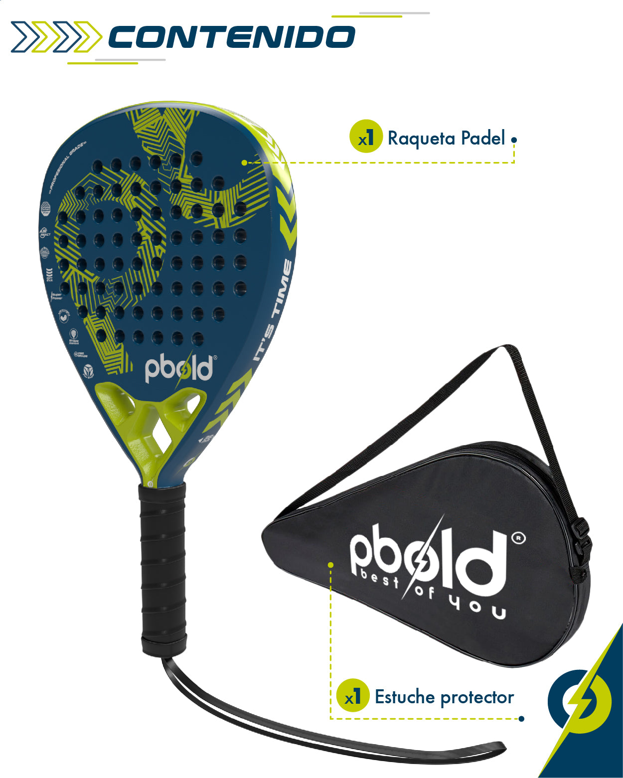 Raqueta De Pádel En Fibra De Carbono
