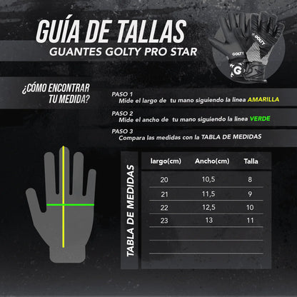 Guantes Arquero Golty Star