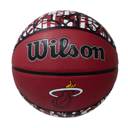 Balón Baloncesto Wilson NBA Graffiti Miami Heat N7