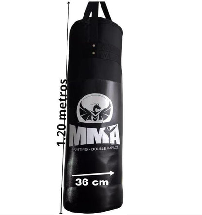 Saco De Boxeo 120m 1 Par Guantes Mma