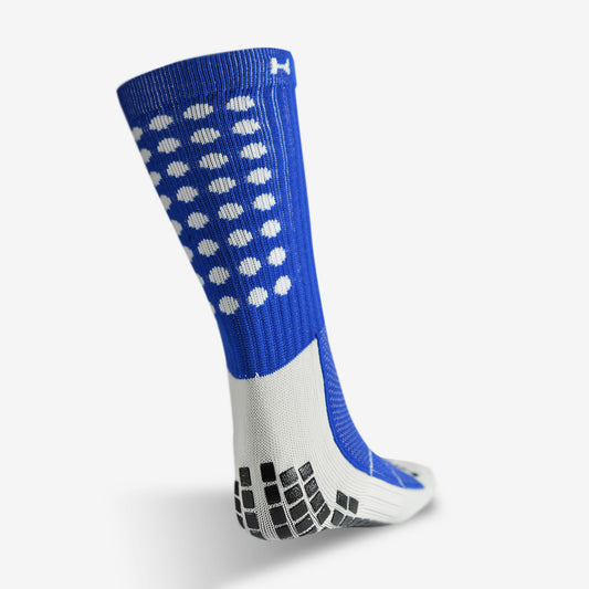 Media Antideslizante Corta Azul Top Quality