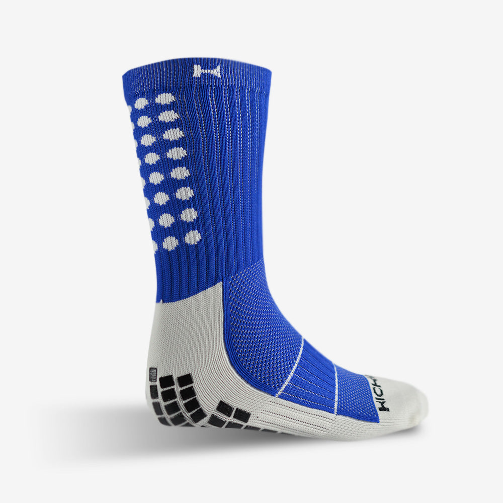 Media Antideslizante Corta Azul Top Quality