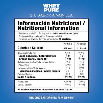 Whey Pure 2 Libras